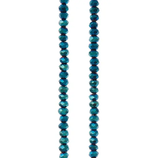 Sapphire Iris Glass Rondelle Beads, 3mm by Bead Landing&trade; {1}