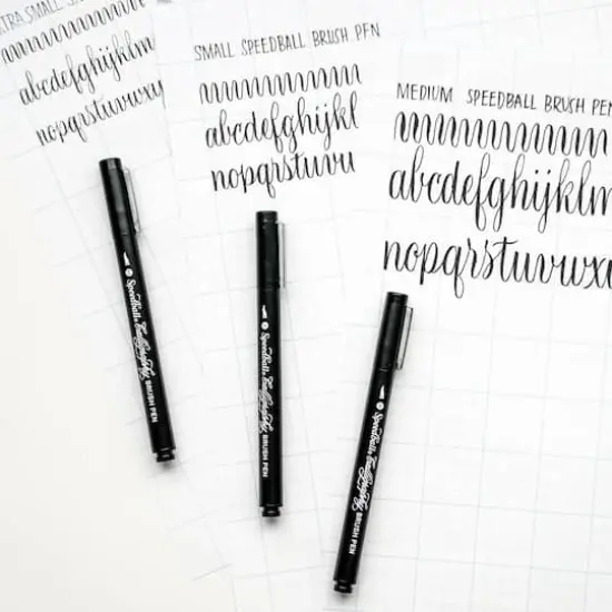 Speedball&reg; Hand Lettering Brush Marker Set {5}