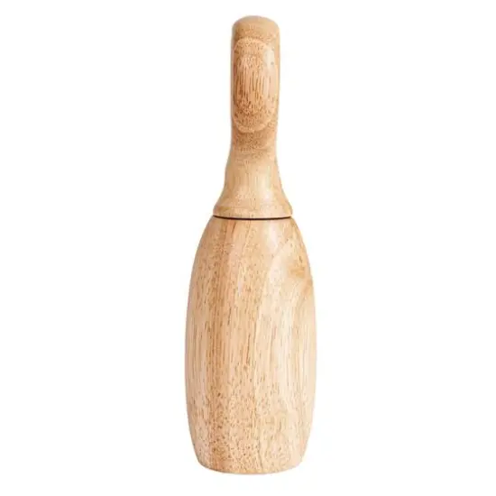 Hello Honey® 8.25" Natural Rubberwood Classic Salt & Pepper Mill {9}