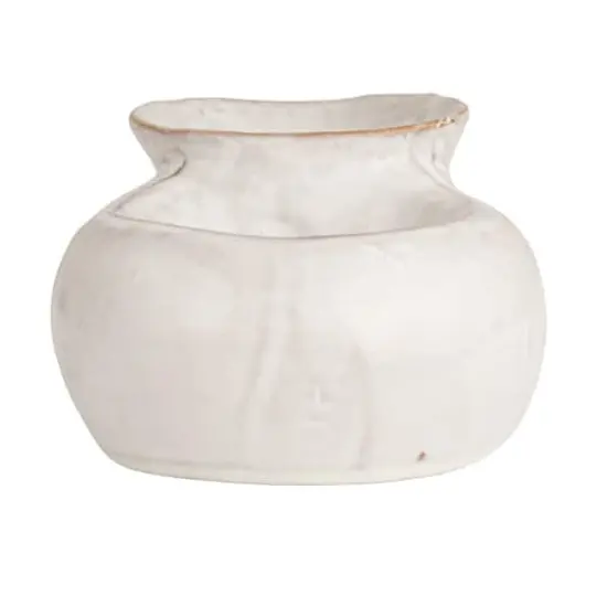 Hello Honey&reg; 8" White Dual Harmony Stoneware Pedestal Dish {7}