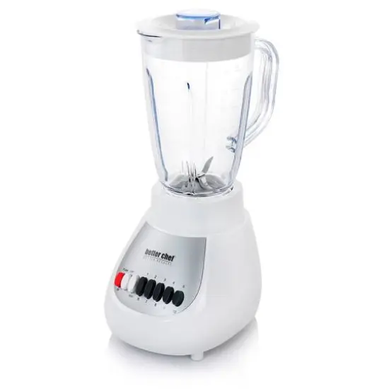 Better Chef White 50oz. 10-Speed 350-Watt Plastic Jar Blender {8}