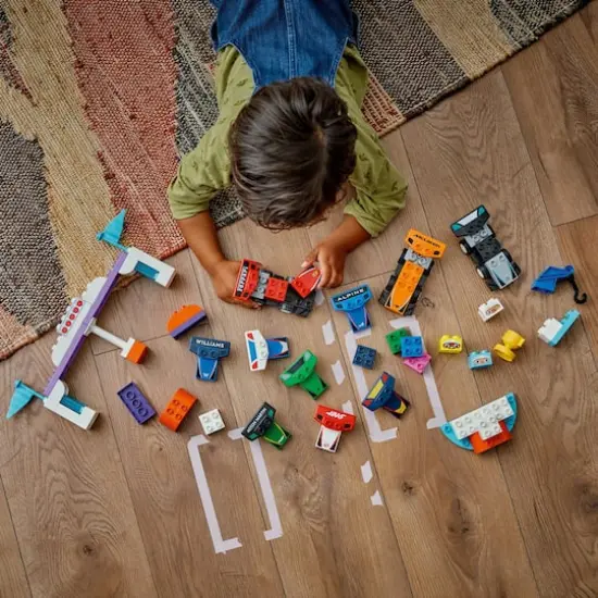 LEGO&reg; DUPLO&reg; Town F1&reg; Team Race Cars & Drivers Building Toy for Family Fun 10445 {6}