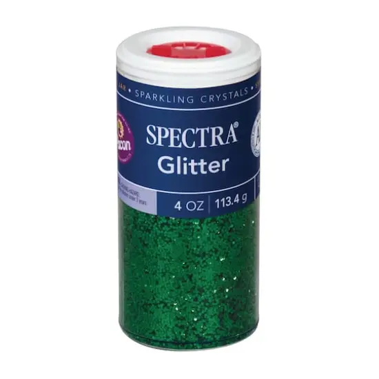 Spectra&reg; 4oz. Glitter Sparkling Crystals Green {1}