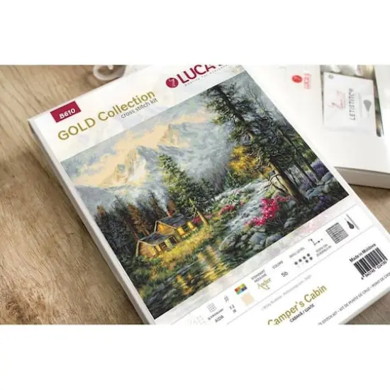 Luca-s Camper's Cabin Counted Cross Stitch Kit {3}