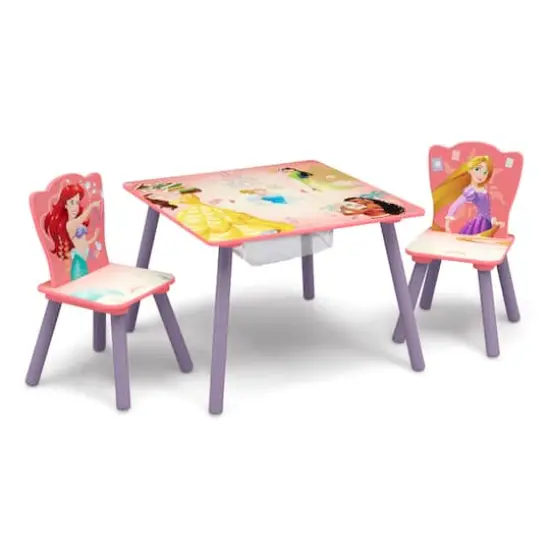 Delta Children Disney&reg; Princess Kids Table & 2 Chairs Set with Storage {1}