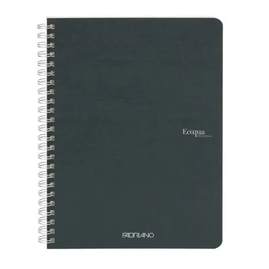 Fabriano&reg; EcoQua Spiral Bound Grid Notebook Dark Green {1}