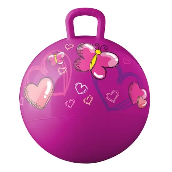 Hedstrom 18" Hearts & Butterflies Hopper Ball {1}