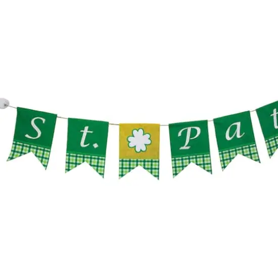 7.5ft. Plaid St. Patrick's Flag Wall Banner {4}