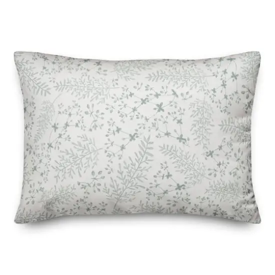 Rough Leaf Pattern Pillow 2 18" x 18" Throw Pillow {1}