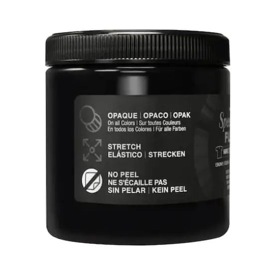 Speedball&reg; Flex&trade; 8oz. Ebony Fabric Screen Printing Ink {4}
