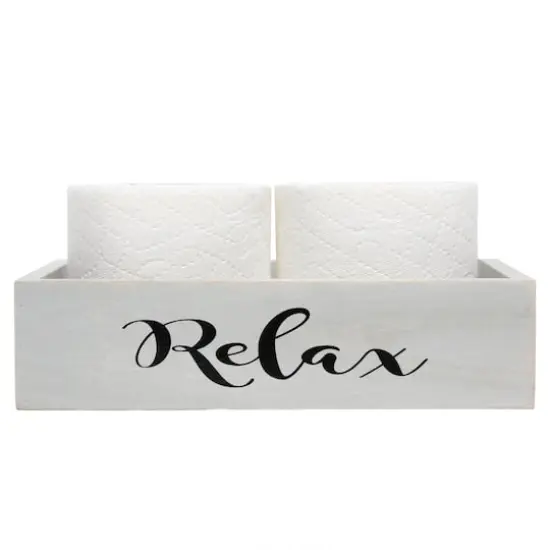 Elegant Designs Small Gray Wash Towel Holder, Frame & Toilet Paper Holder Set {11}