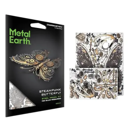 Metal Earth&reg; Steampunk Butterfly Steel Model Kit {3}