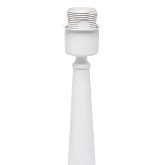 Simple Designs 23" Traditional Candlestick Table Lamp White {7}