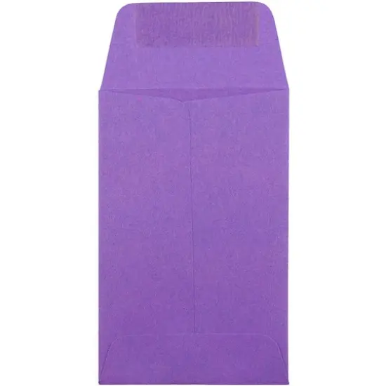JAM Paper 2.25" x 3.5" Coin Envelopes, 50ct. Violet {4}