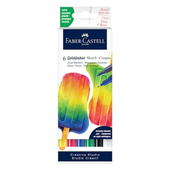 Faber-Castell&reg; Goldfaber Sketch Basic Dual Tip Marker Set {5}
