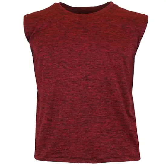 Galaxy by Harvic Moisture Wicking Performance Men's Muscle T-Shirt Red {1}