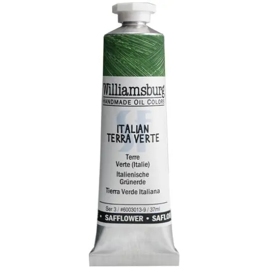Williamsburg® Artist Oil Colors Safflower Oil, 37mL Italian Terra Verte {1}