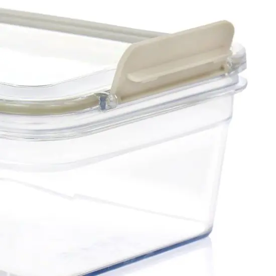 Martha Stewart Rectangular Plastic Container Set with Locking Lids {4}