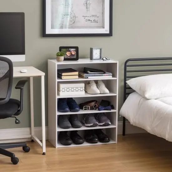 IRIS&reg; 31.5" 5-Tier Organizer Shelf White {10}