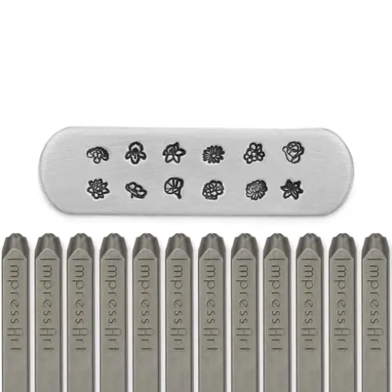 ImpressArt&reg; Birth Flowers Signature Stamp Pack, 4mm {3}