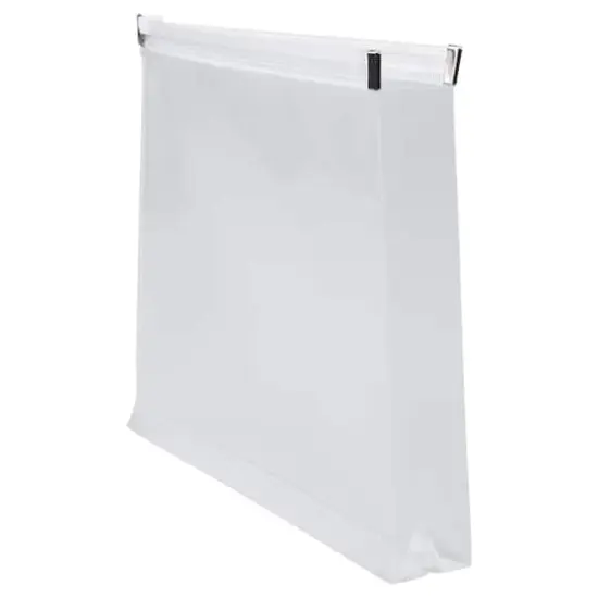 JAM Paper 4.5" x 6.5" Clear Plastic Zip Closure Envelopes, 12ct. {4}
