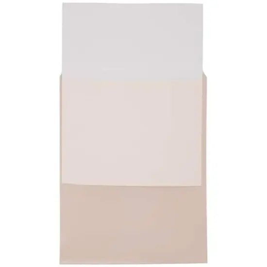 JAM Paper 8.93" x 11.25" Self Adhesive Closure Cello Sleeves, 100ct. Peach {6}