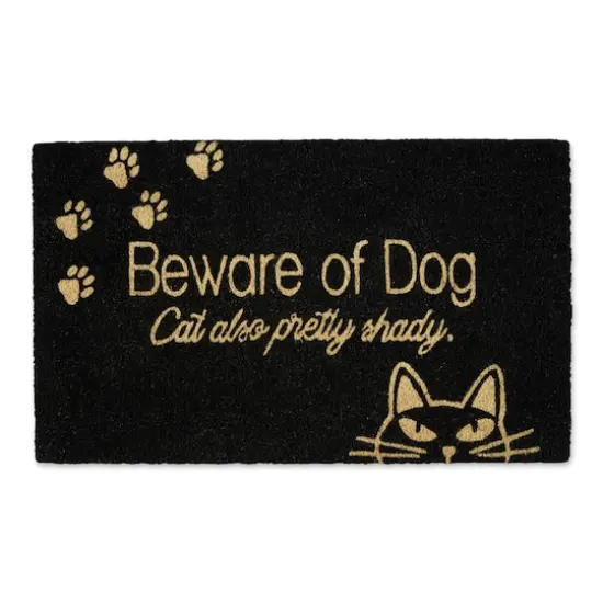 DII&reg; Beware Of The Cat & Dog Doormat {1}