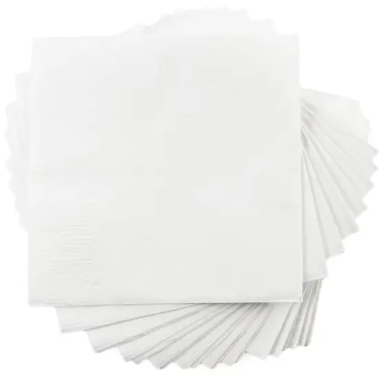 JAM Paper White Small Beverage Napkins, 600ct. {1}
