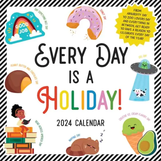 TF Publishing 2024 Every Day's A Holiday Wall Calendar {1}
