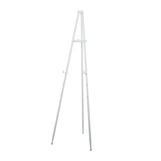 White Traditional Easel, 24" x 17" x 70" {1}
