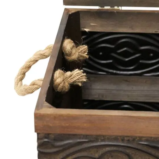 Household Essentials Embossed Decorative Trunk (Small) {6}