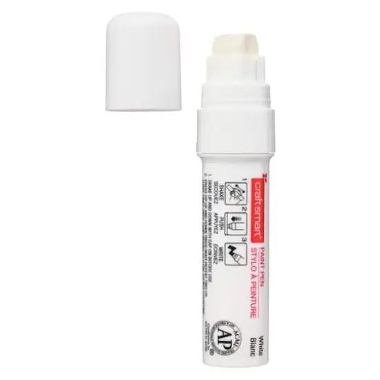 Wide Line Paint Pen by Craft Smart&reg; White {1}