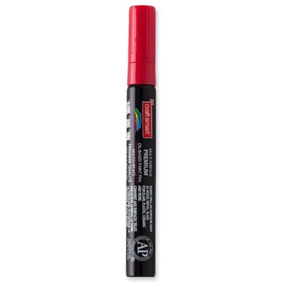 Chisel Tip Multi-Surface Premium Paint Pen by Craft Smart® Red {6}
