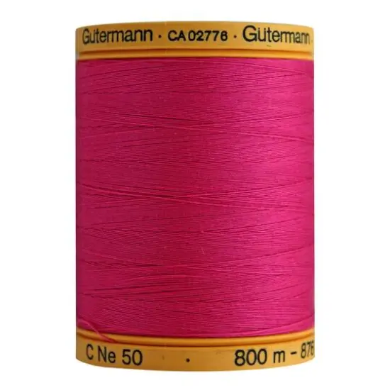 G&uuml;termann Cotton Thread, 875yd. Fuchsia Flower {1}