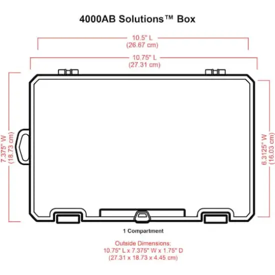 ArtBin&reg; 11'' x 7'' Single Compartment Solutions&trade; Box {7}