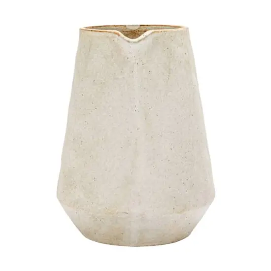 Hello Honey&reg; 2.5qt. Cream Reactive Glaze Stoneware Pitcher {8}