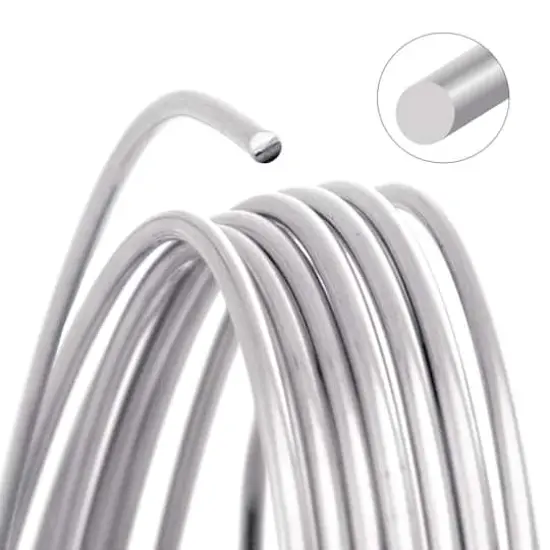 The Beadsmith&reg; Wire Elements&trade; 14 Gauge Tarnish Resistant Soft Temper Wire, 10ft. Silver {5}