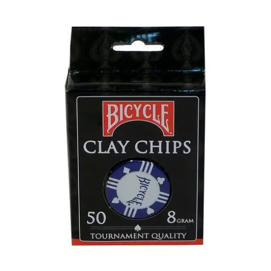 Bicycle Clay Poker Chips, 50ct. {1}