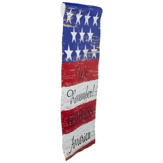 We Remember! Patriotic Americana Outdoor Garden Flag, 12.5" x 18" {5}
