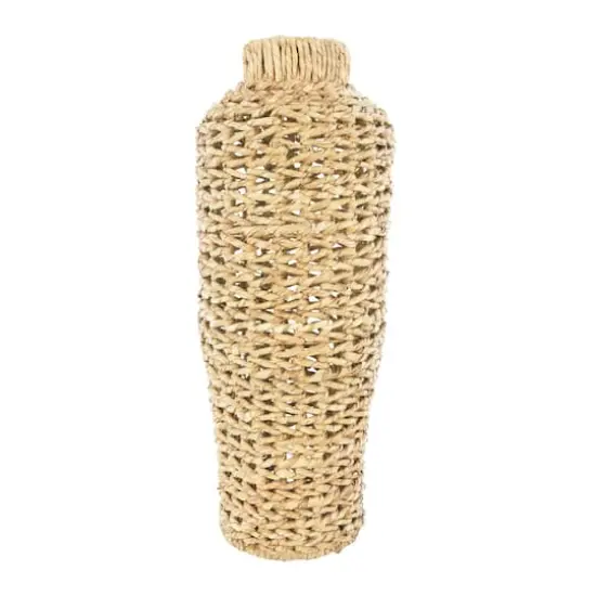 Hello Honey&reg; 22" Handwoven Water Hyacinth & Rattan Floor Vase {1}