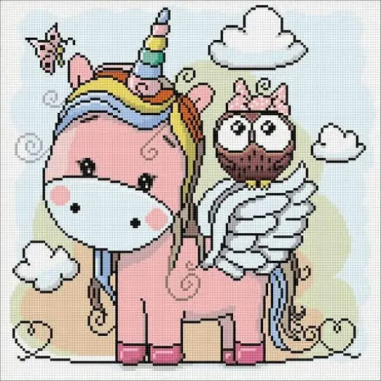 Wizardi Best Friends Diamond Painting Kit {1}