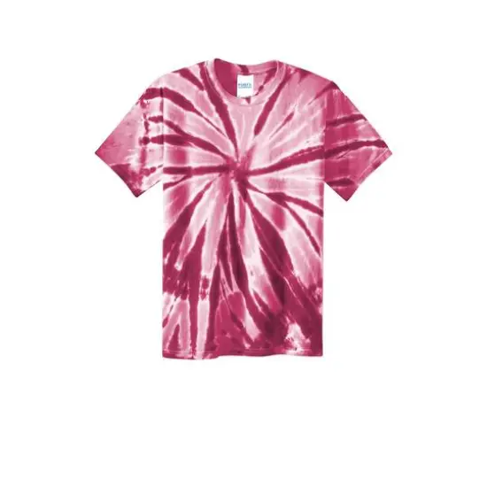 Port & Company&reg; Youth Tie-Dye T-Shirt Maroon {1}