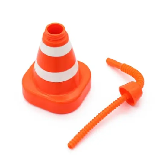 9.5oz. Orange & White Cone Cup by Celebrate It&trade; {3}