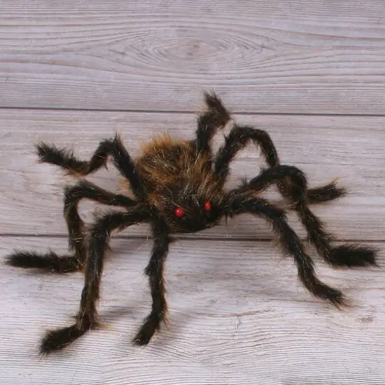 30" Brown Hairy Poseable Spider by Ashland&reg; {3}