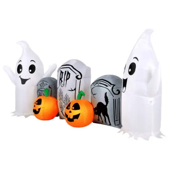 Occasions Airflowz 8ft. Inflatable Ghost & Tombstone Scene {7}