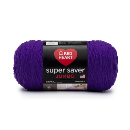Red Heart&reg; Super Saver&reg; Solid Jumbo Yarn, 14oz. Amethyst {1}
