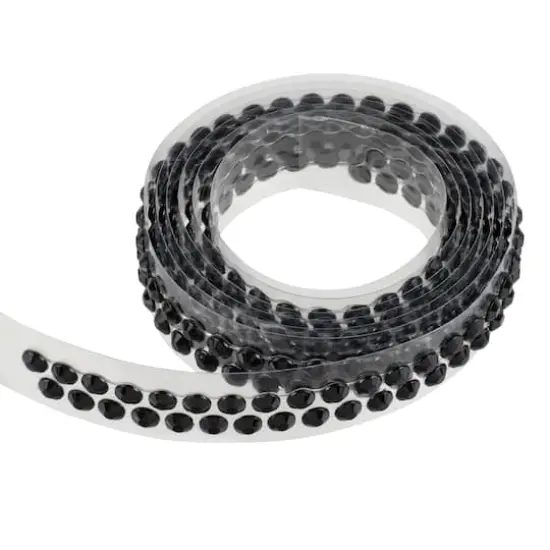 Bling on a Roll&trade; Double Row Rhinestones by Recollections&trade; Black {1}
