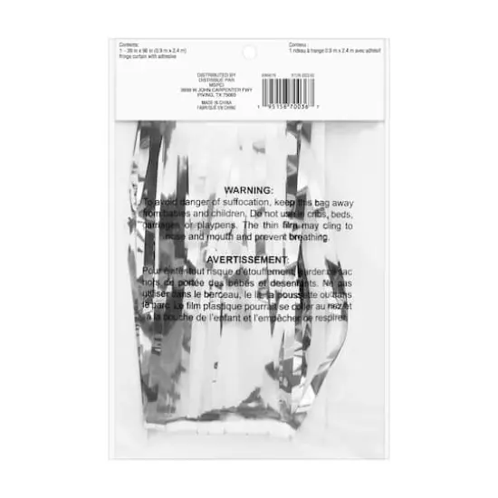 Silver Fringe Curtain by Celebrate It&trade; {5}