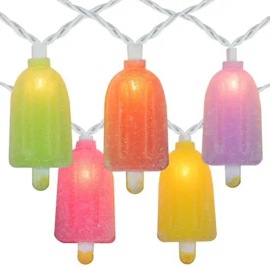 10ct. Multicolor Sugared Ice Pop String Lights {1}