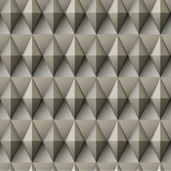 RoomMates Paragon Geometric Peel & Stick Wallpaper Taupe and White {2}